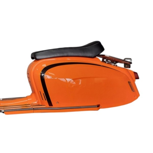 Royal Alloy Left Side Cover-orange